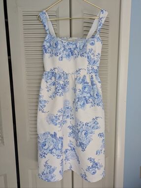 Sachin & Babi Blue Floral Dress